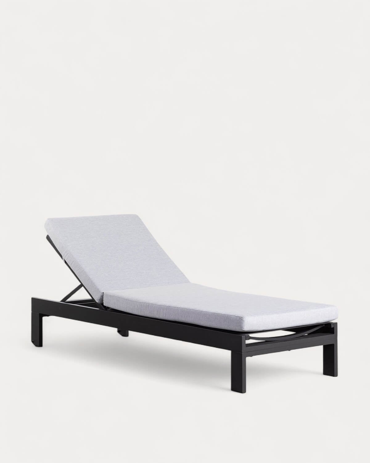 New Kreta Aluminium Liege mit Stoffkissen, Galeriebild 1