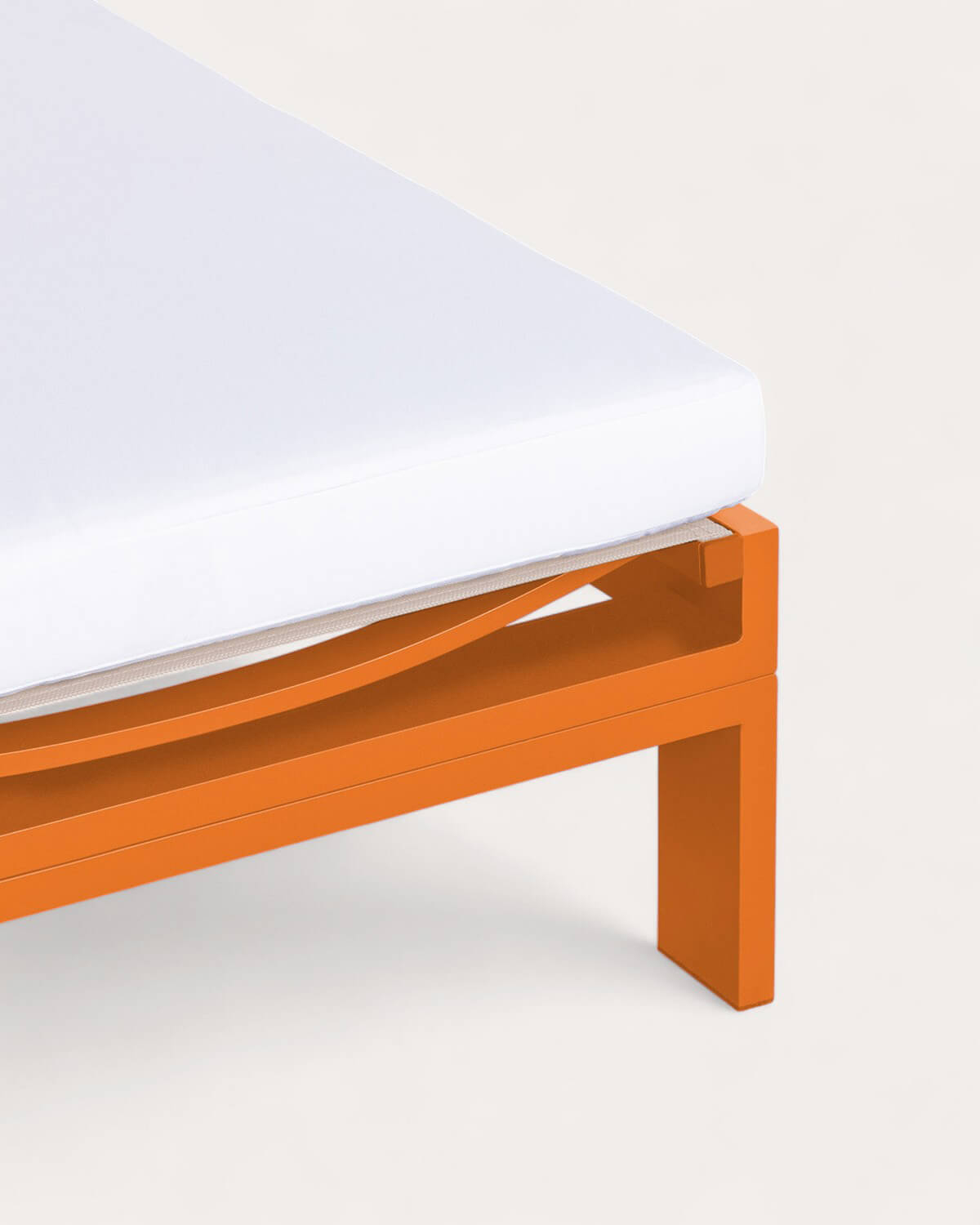 New Kreta Aluminium Liege mit Stoffkissen, Galeriebild 6