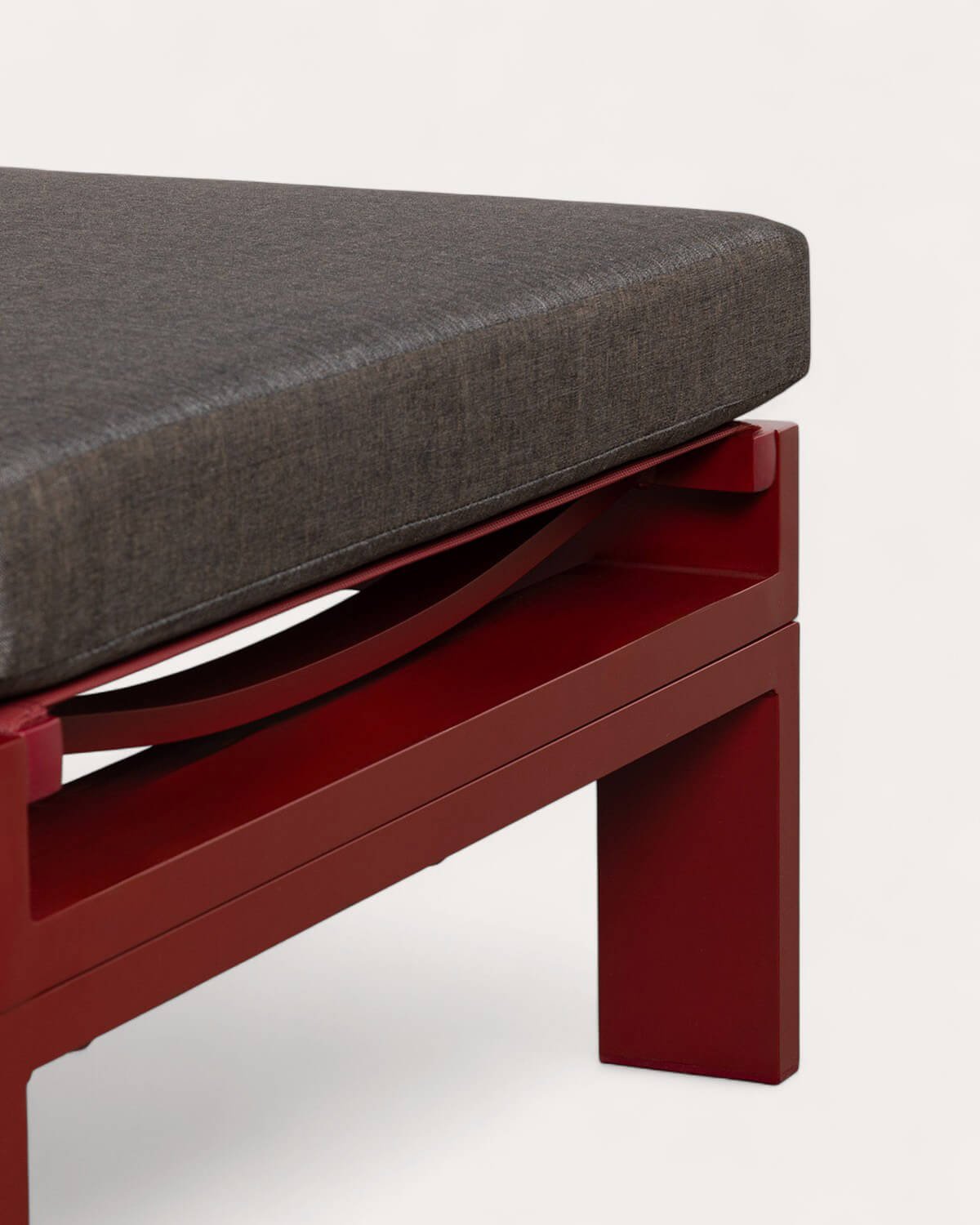 New Kreta Aluminium Liege mit Stoffkissen, Galeriebild 2