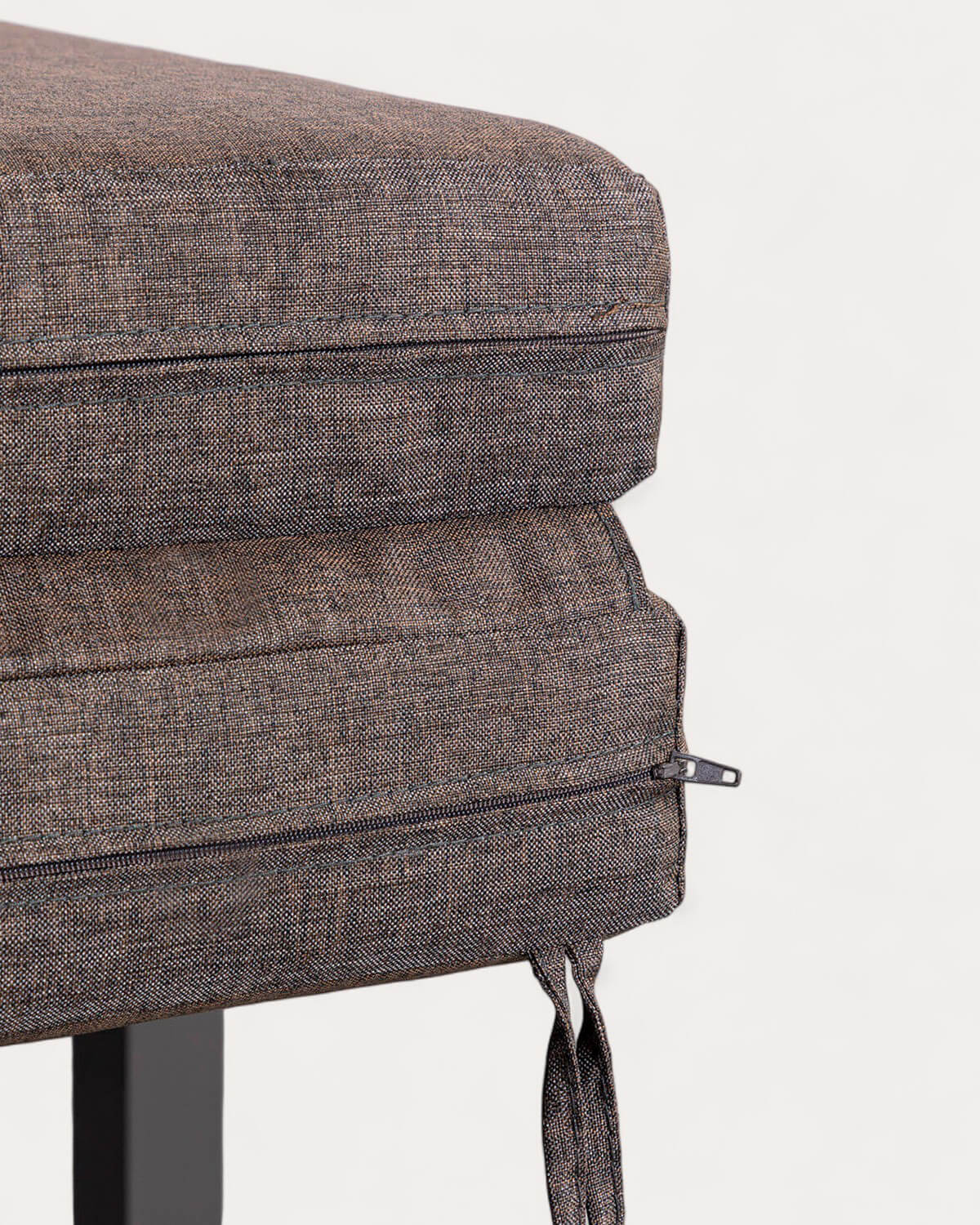 Sonnenliege mit abnehmbarem Kissen und quadratischem Kissen New Kreta, Galeriebild 4