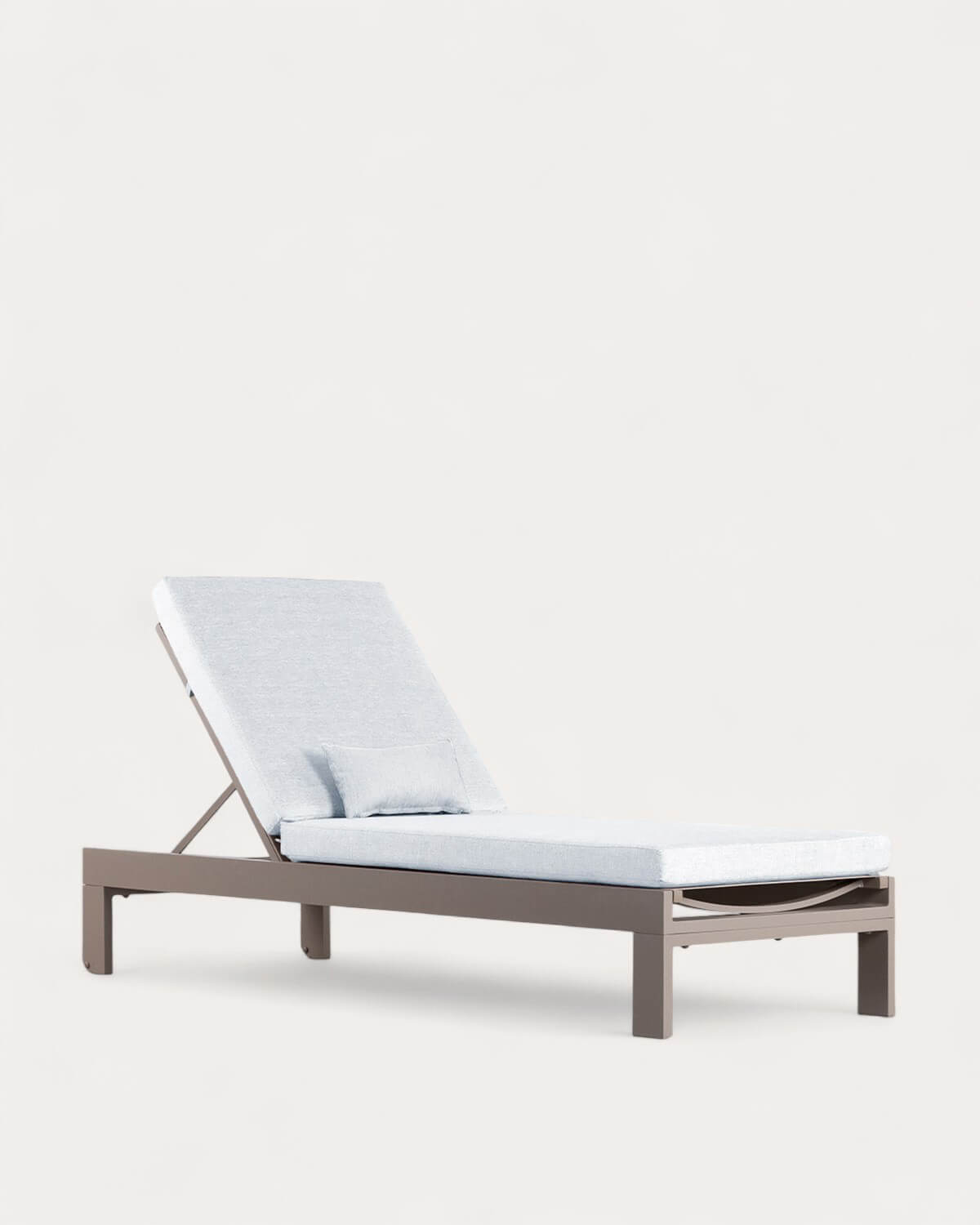 Liegestuhl mit abnehmbarem Kissen und rechteckigem Kissen Neu Kreta, Galeriebild 1