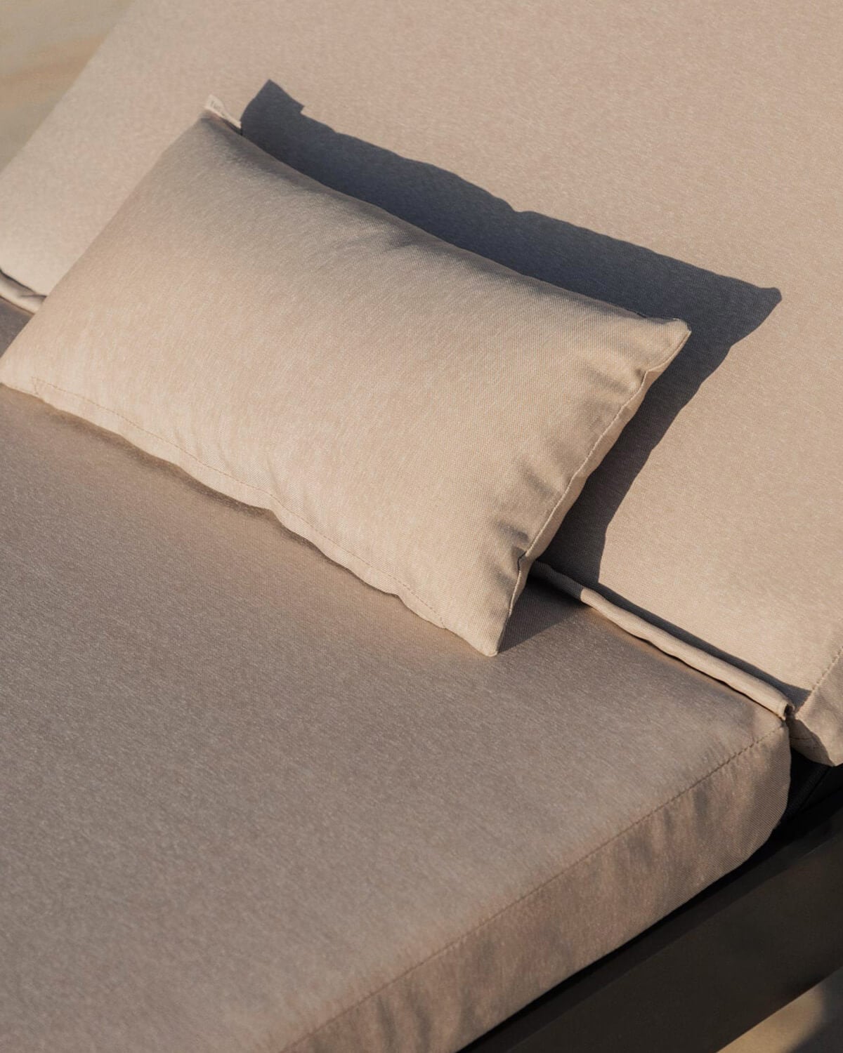 Liegestuhl mit abnehmbarem Kissen und rechteckigem Kissen Neu Kreta, Galeriebild 3