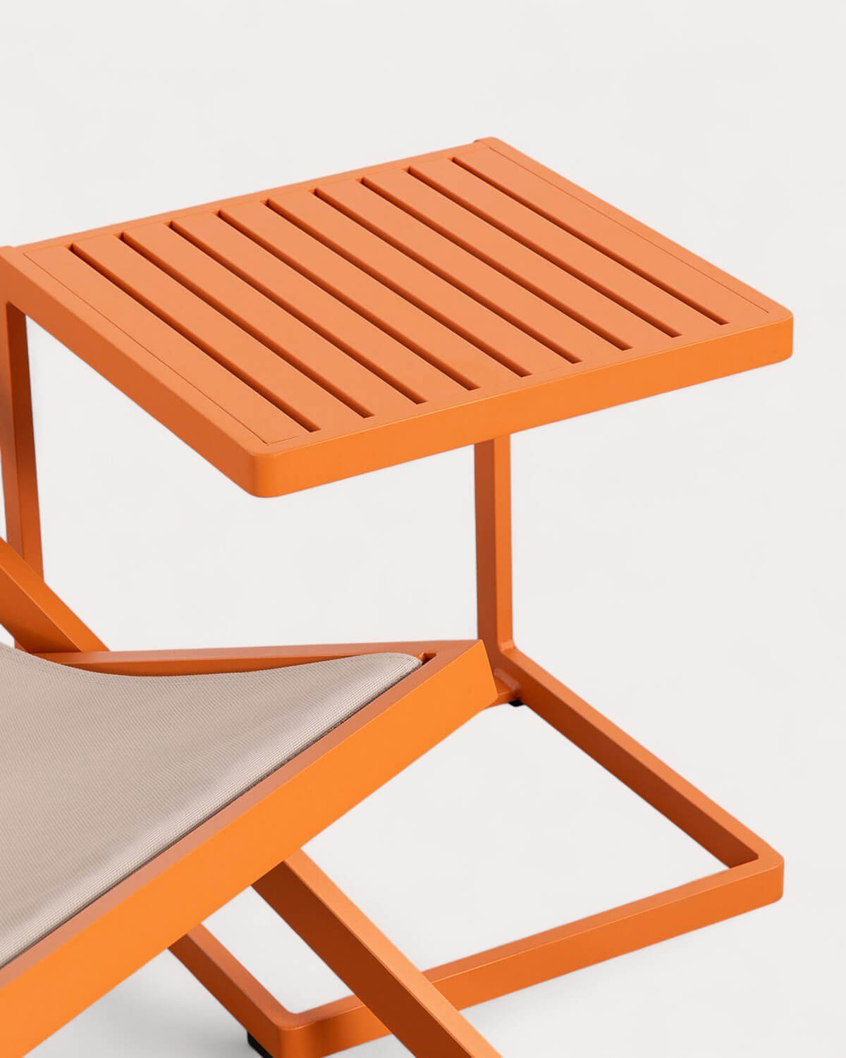 Rilas Liegende Hängematte und Aluminium Beistelltisch Set (40x40 cm) Kreta, Galeriebild 4