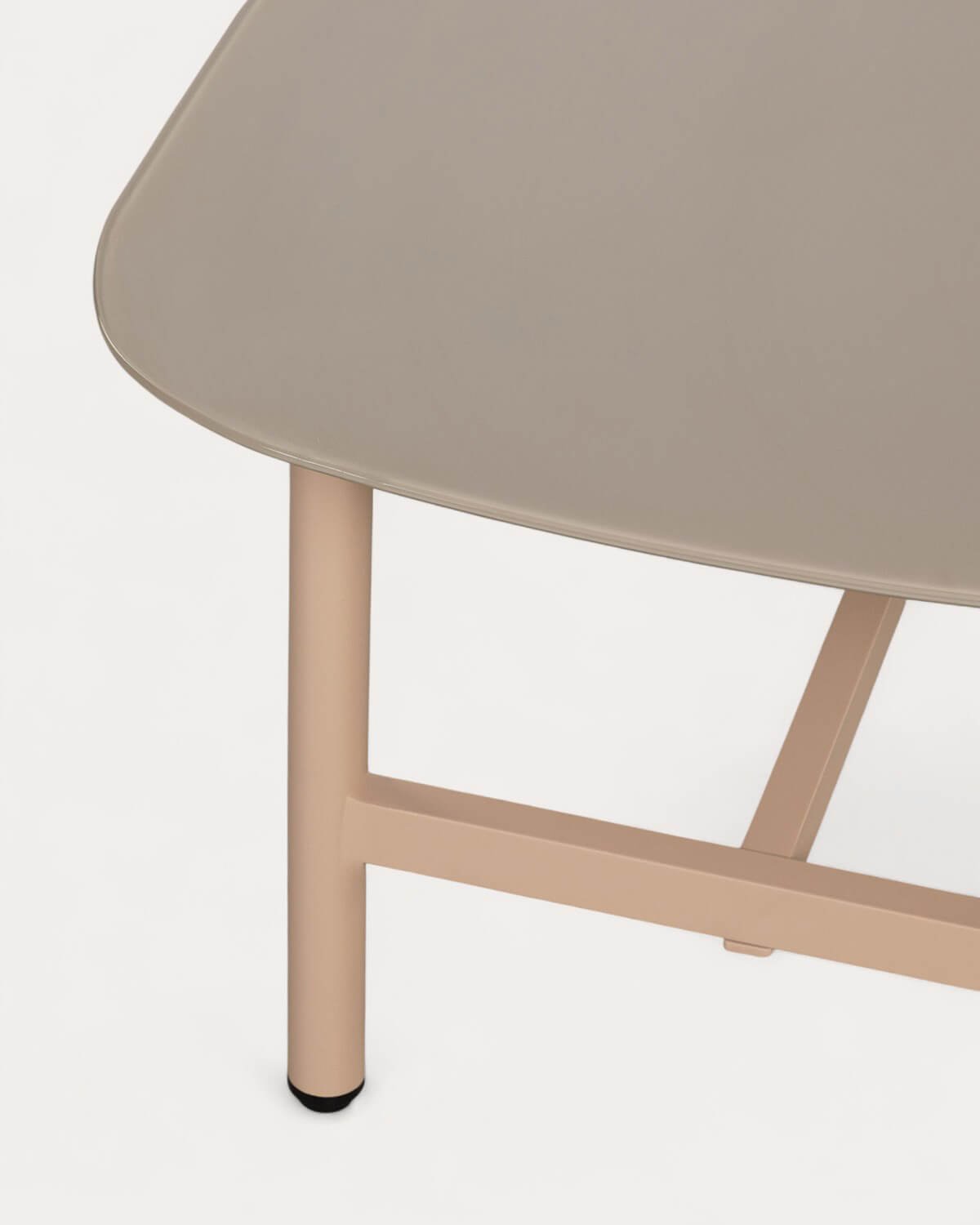 Gartenset mit 2-Sitzer-Sofa, 2 Sesseln und Couchtisch aus Metall und Aleina-Stoff, Galeriebild 9