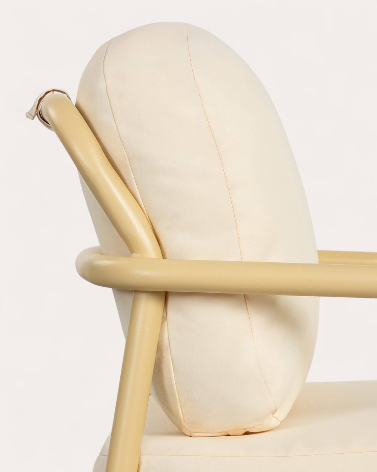 Gartenset mit 2-Sitzer-Sofa, 2 Sesseln und Couchtisch aus Metall und Aleina-Stoff, Galeriebild 7