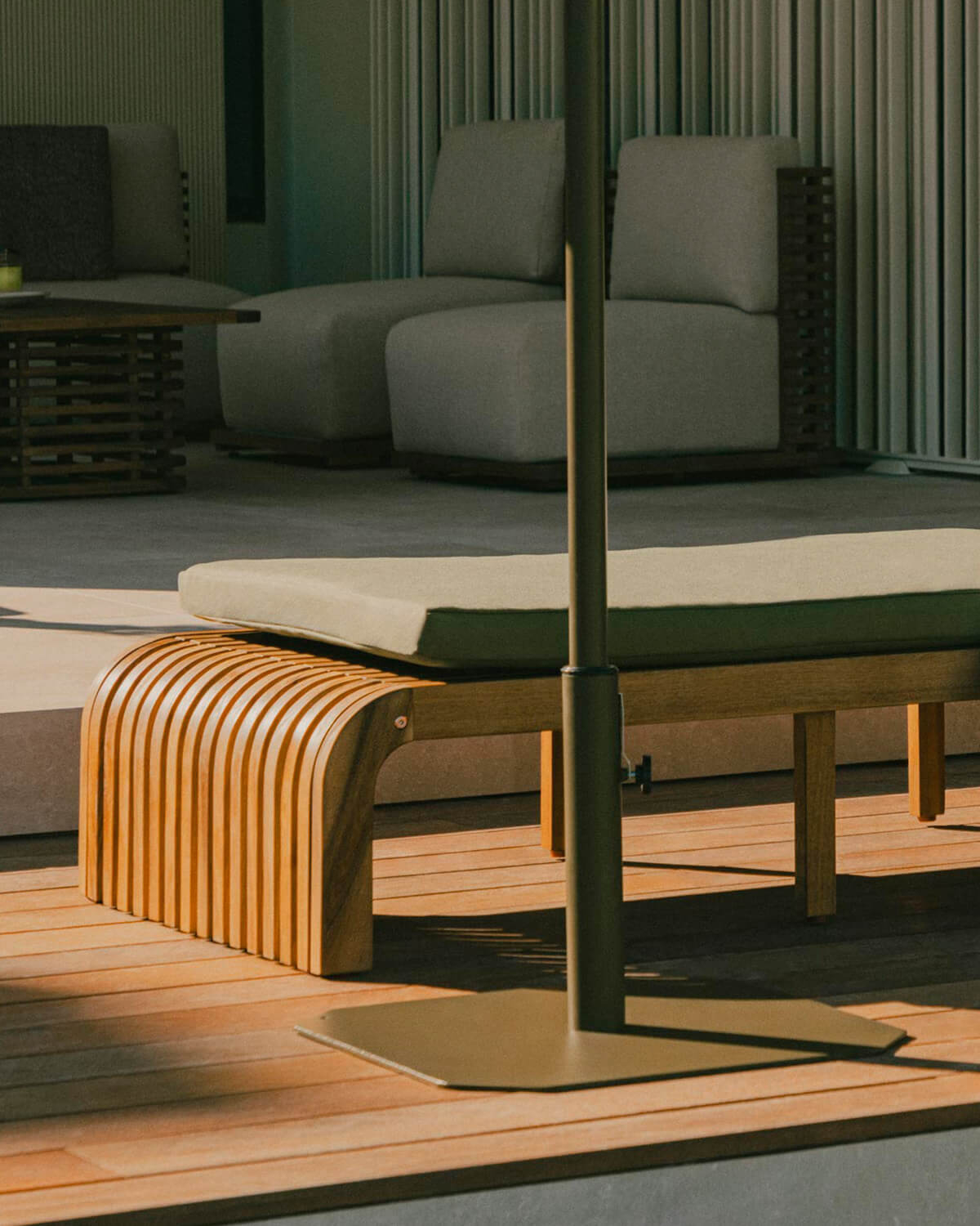 Garten- und Terrassen-Sonnenschirm mit Metallständer Pack Somer, Galeriebild 3