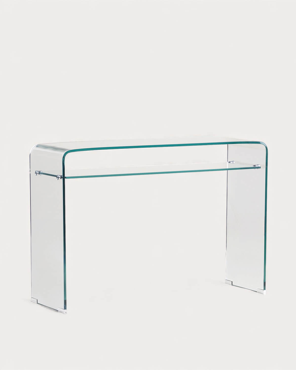 Rechteckige Flurkonsole 110x36 cm aus gehärtetem Glas Endil, Galeriebild 1