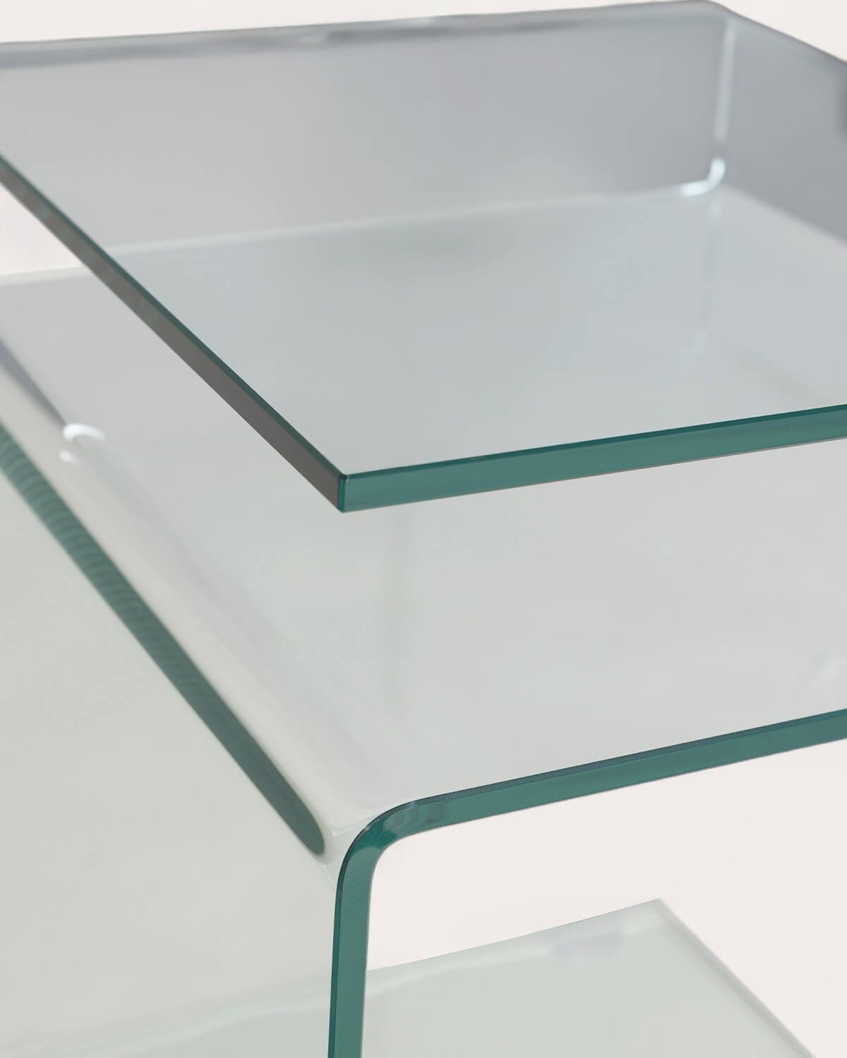 Beistelltisch Quadratisch aus Glas (42x38 cm) Erox, Galeriebild 3