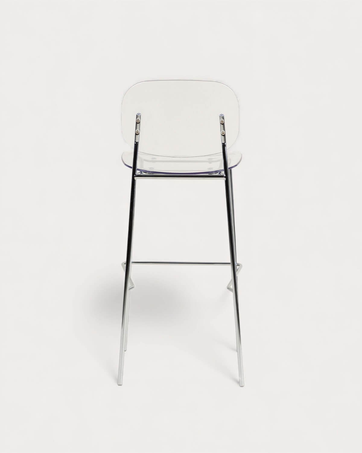 Pack Sie 2 Hohe Hocker aus Polyethylen und Metall (77 cm) Pinha, Galeriebild 3