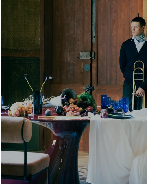 Rechteckiger Esstisch aus Holz und Fiberglas (220x100 cm) Cool Flawas