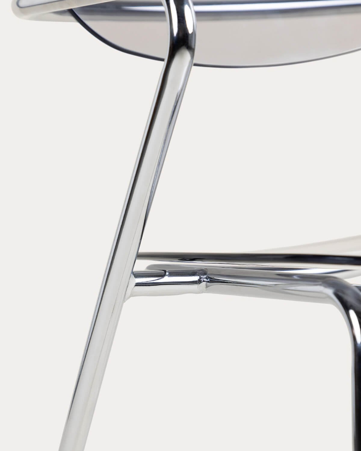 Esszimmerstuhl mit Armlehnen aus Polyethylen und Metall Pinha, Galeriebild 7