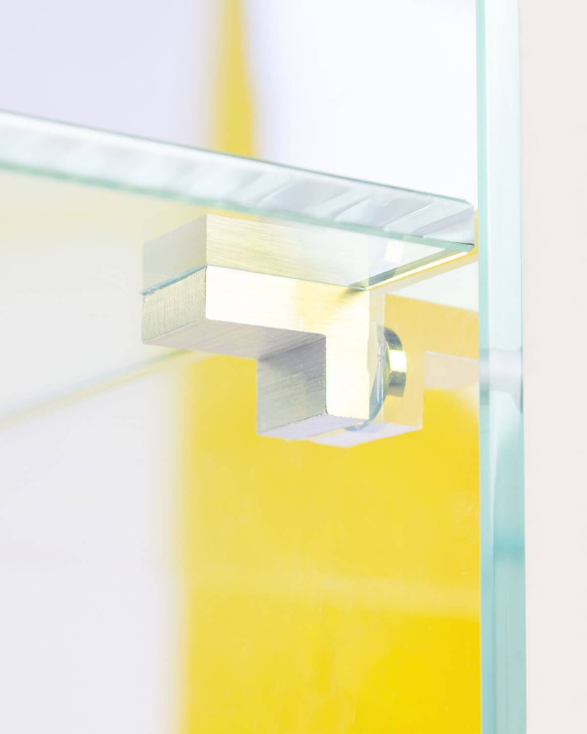 Ablage aus gehärtetem Glas (110x40 cm) Iris , Galeriebild 6