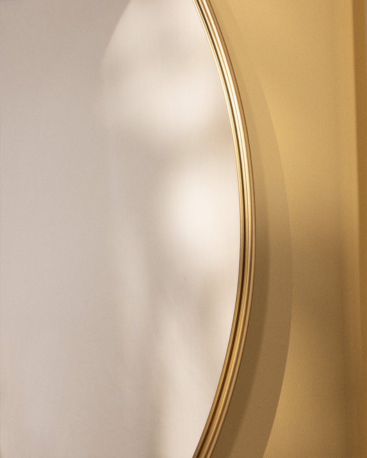 Runder Wandspiegel aus Metall (Ø120 cm) Dario, Galeriebild 6