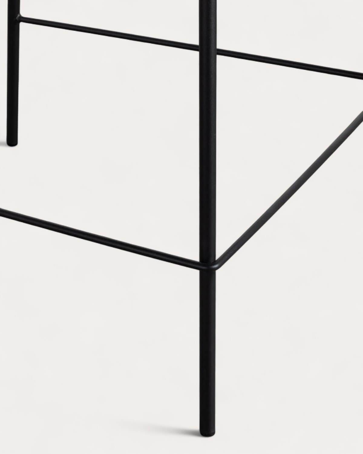 Pack Sie 2 hohe Hocker aus Metall und Samt (70 cm) Morgan, Galeriebild 7