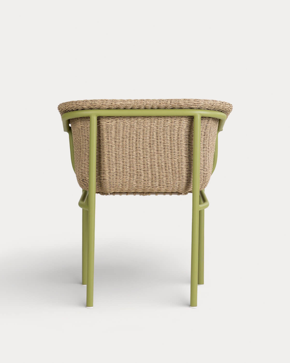 2er-Pack Gartenstühle aus Metall und Rattan Caitlyn, Galeriebild 3