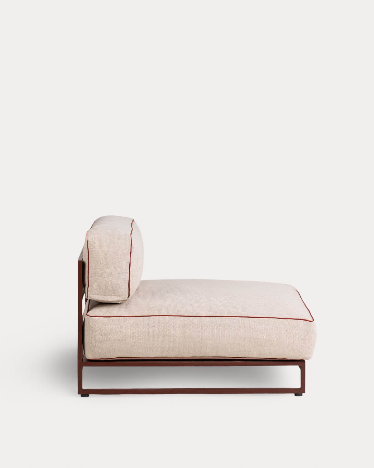 Modulares Sofa aus Metall und Stoff Gartencenter-Modul Kristen, Galeriebild 2