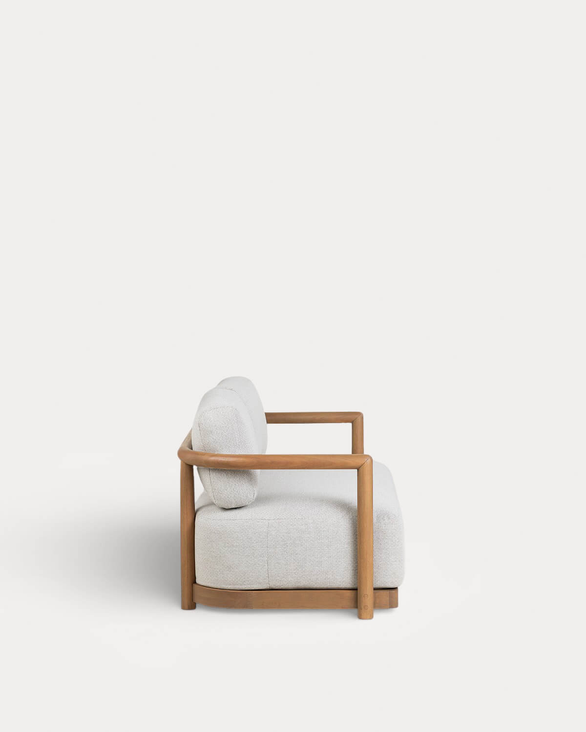 2-Sitzer-Gartensofa aus Eukalyptusholz und Stoff Elnes, Galeriebild 2