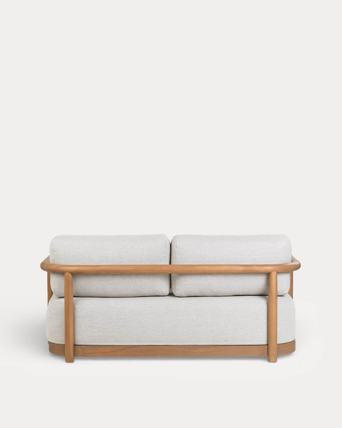 2-Sitzer-Gartensofa aus Eukalyptusholz und Stoff Elnes, Galeriebild 3