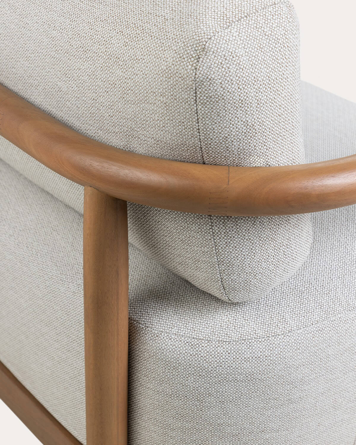 2-Sitzer-Gartensofa aus Eukalyptusholz und Stoff Elnes, Galeriebild 6