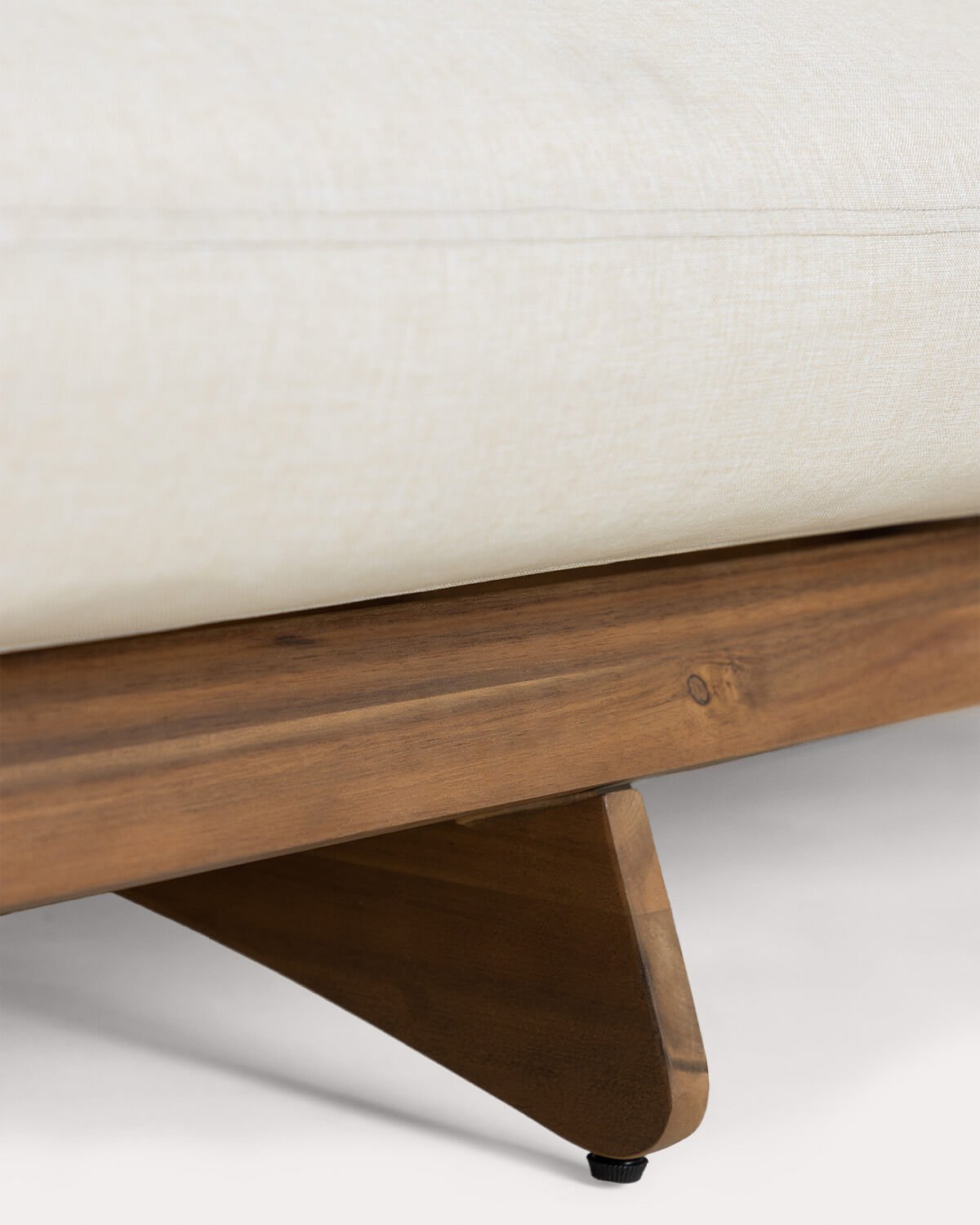 3-Sitzer-Gartensofa aus Akazienholz und Stoff Lorent, Galeriebild 6