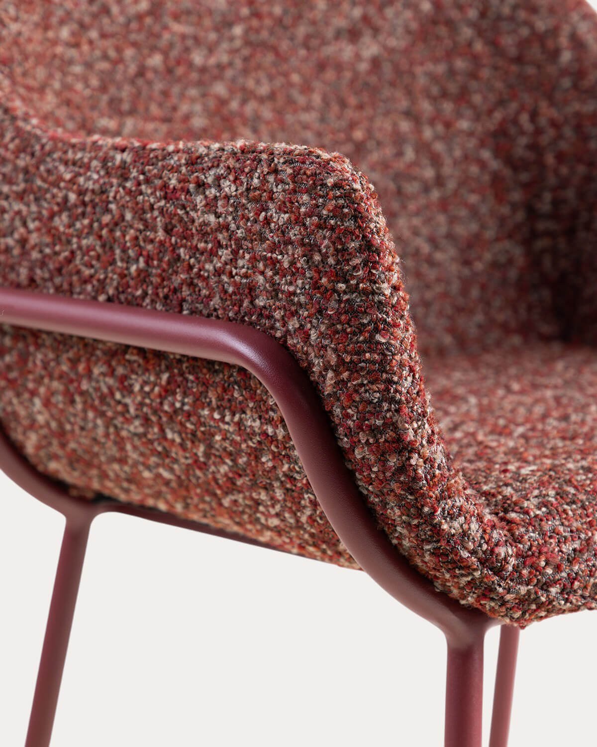 Barhocker aus Stoff und Metall (66 cm) Oisin, Galeriebild 5