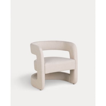 Winsi Stoffsessel Beige Seashell - The Masie