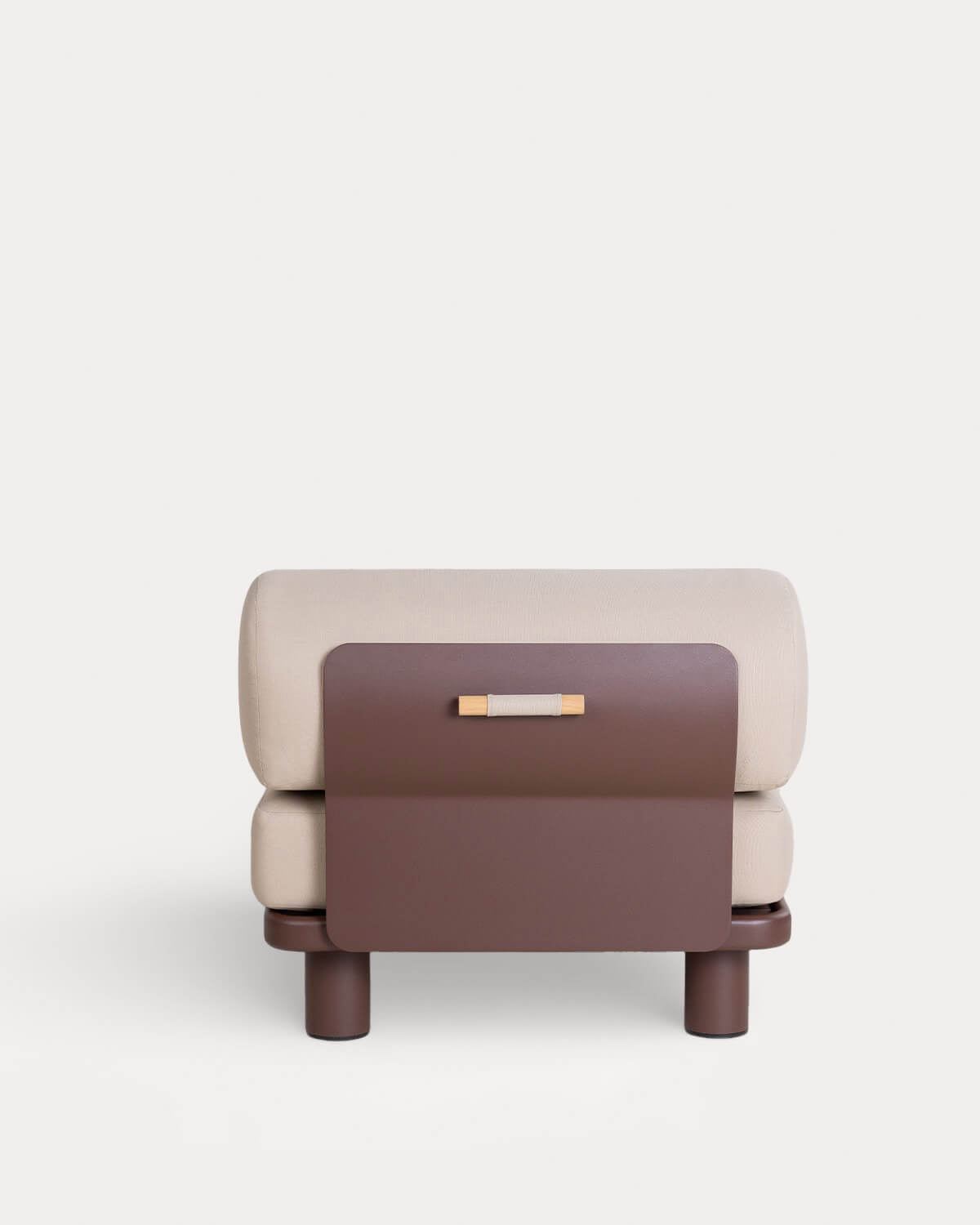 Aluminium- und Stoff-Zentralgartenmodul für modulare Sofas Lantana, Galeriebild 3