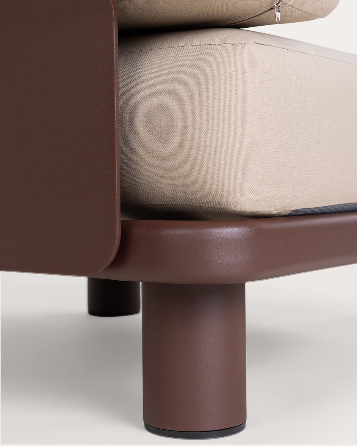 Aluminium- und Stoff-Zentralgartenmodul für modulare Sofas Lantana, Galeriebild 5