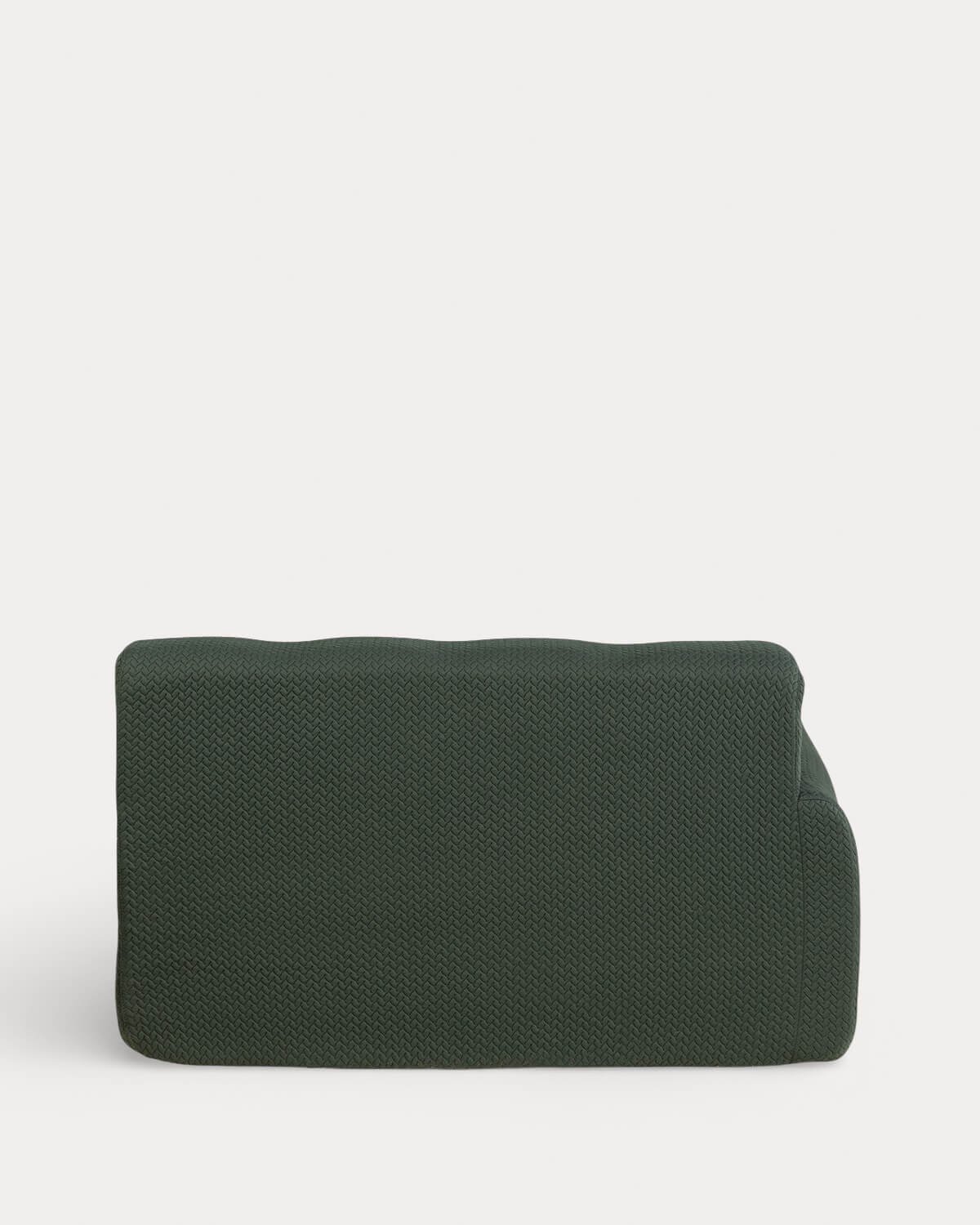 Linkes Eckmodul aus vakuumverpacktem Stoff für Nahual Modulsofa, Galeriebild 3