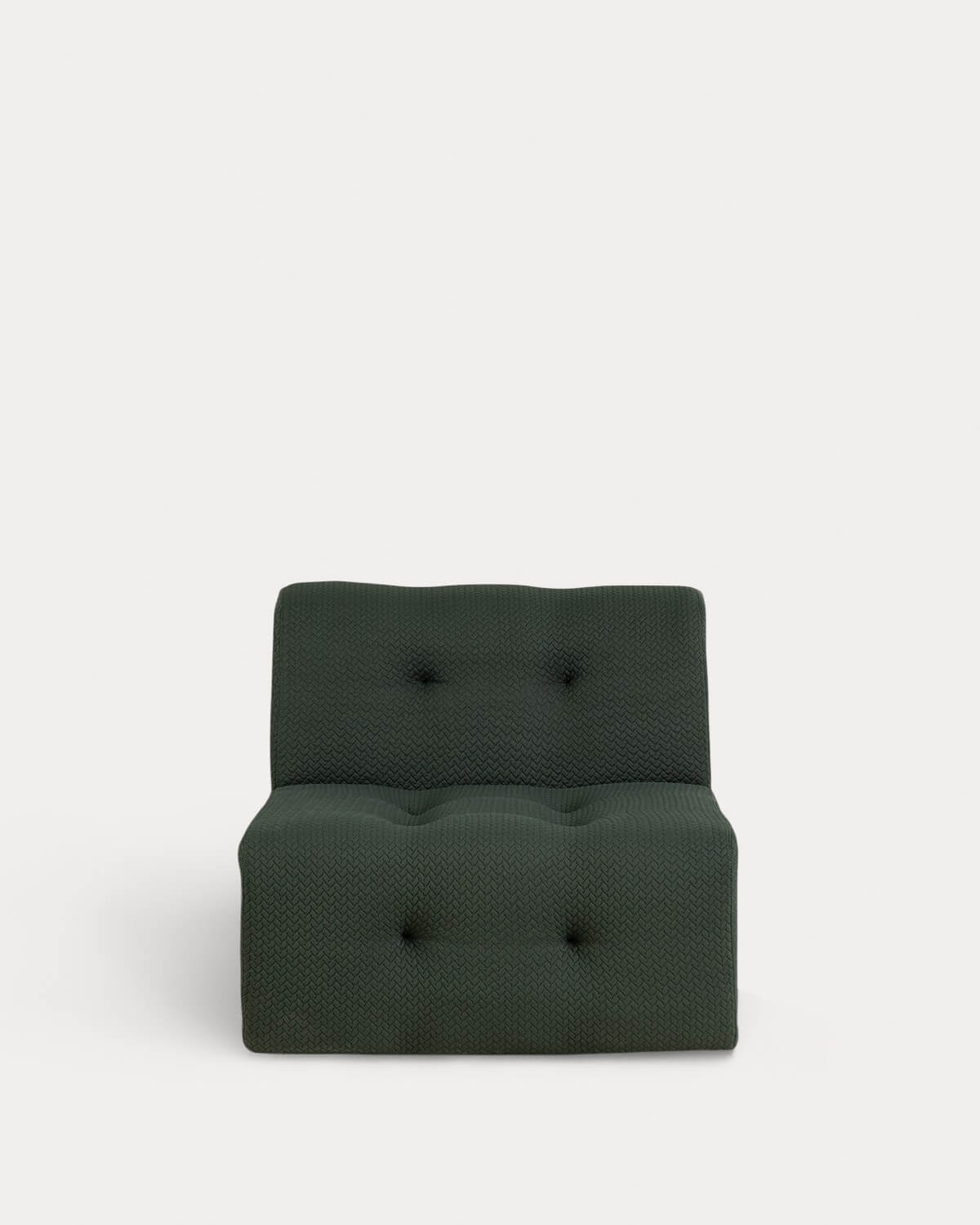 Vakuumverpacktes Stoffmittelmodul für das Nahual Modulsofa