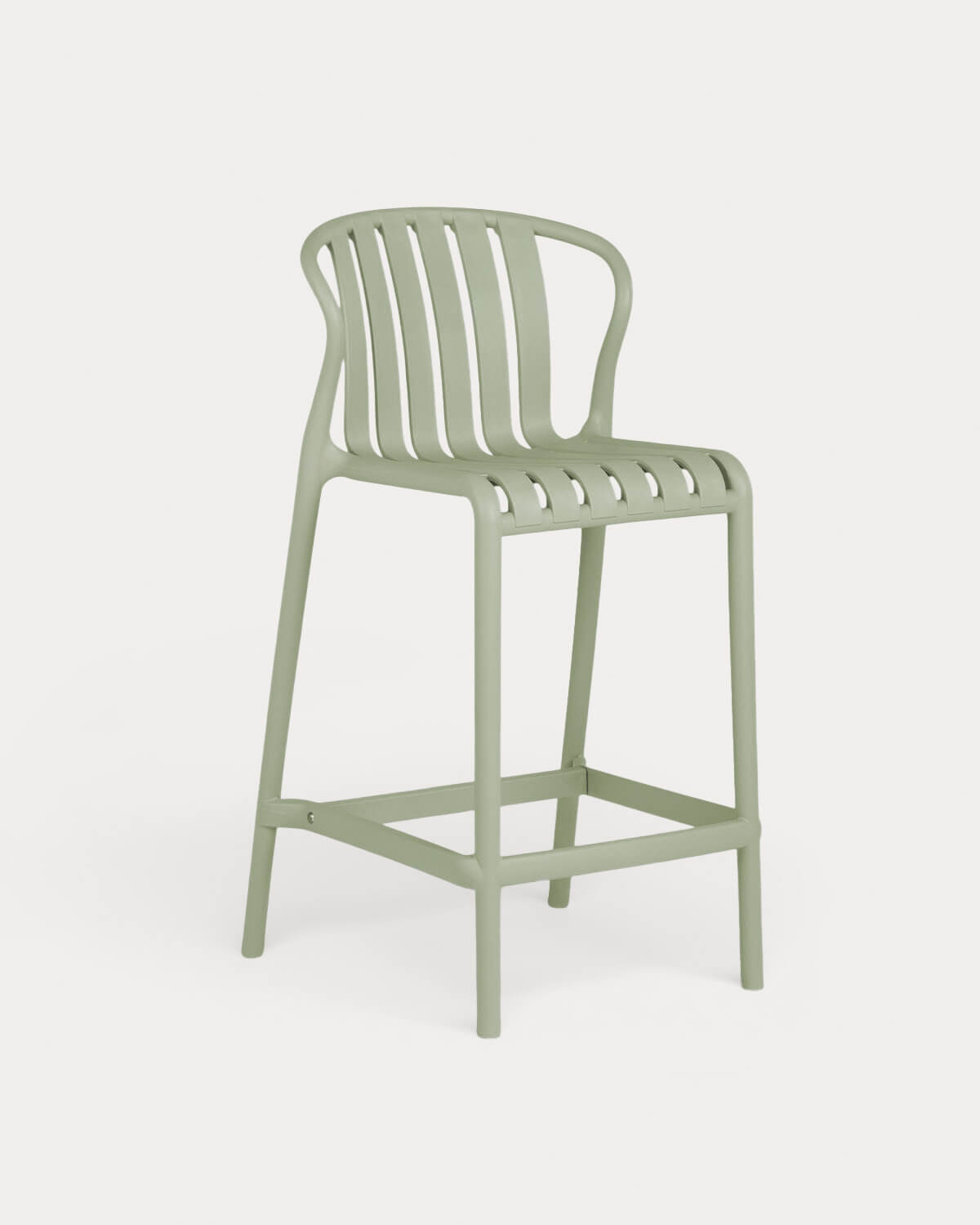 4er-Pack Hohe Outdoor-Hocker aus Polypropylen (65 cm) Baztan, Galeriebild 1