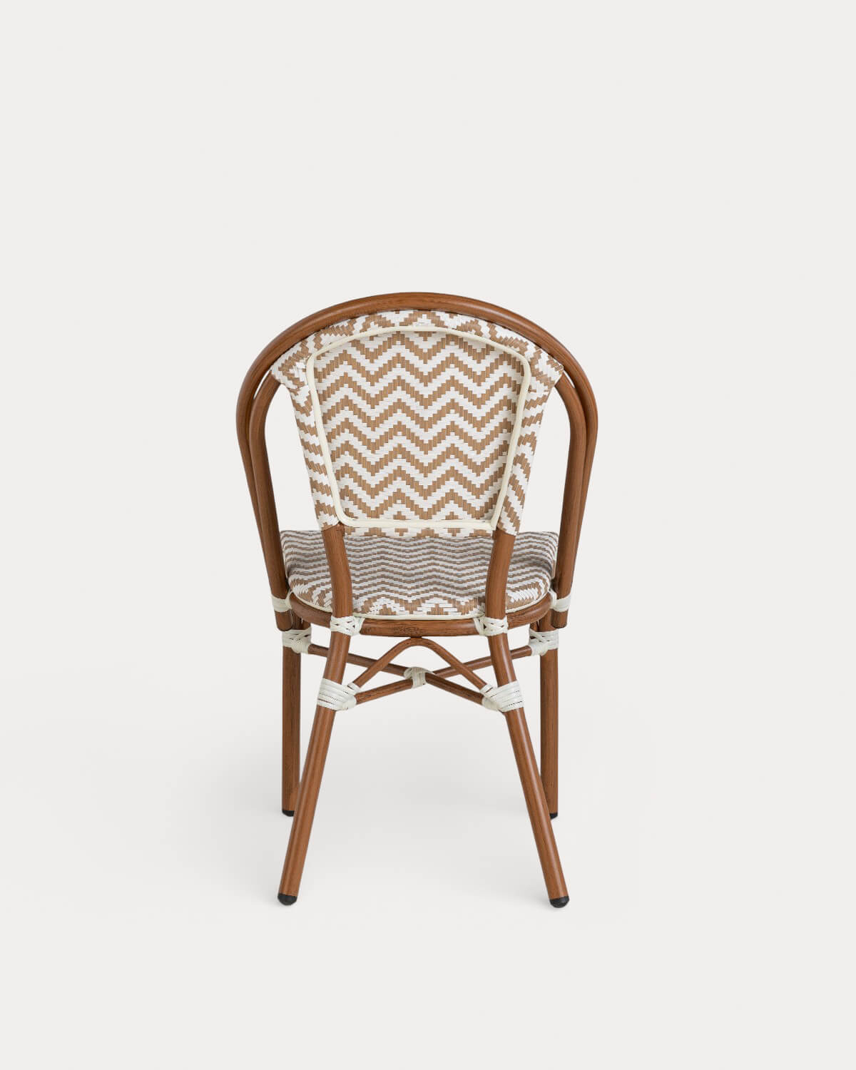 4er-Pack Esszimmerstühle aus Aluminium und synthetischem Rattan Yona, Galeriebild 3