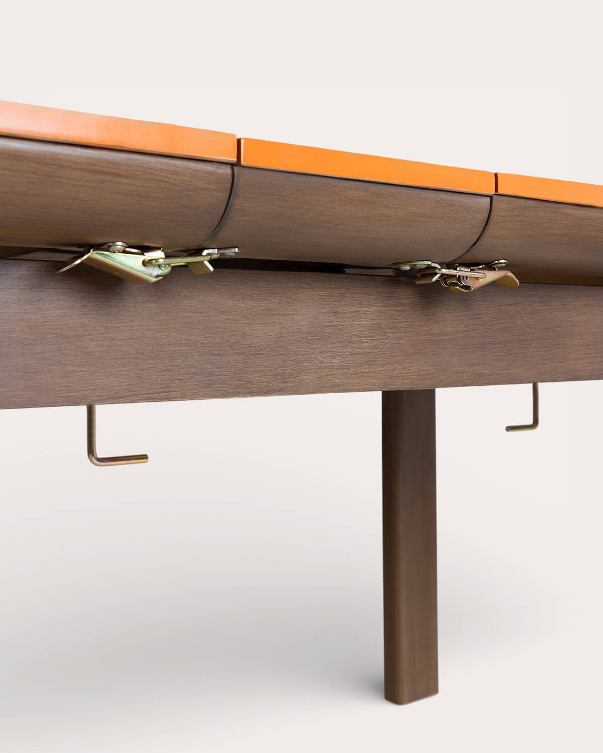 Ausziehbarer rechteckiger Gartentisch von aus Zement und Akazienholz (225-330x100 cm) Ubel, Galeriebild 7