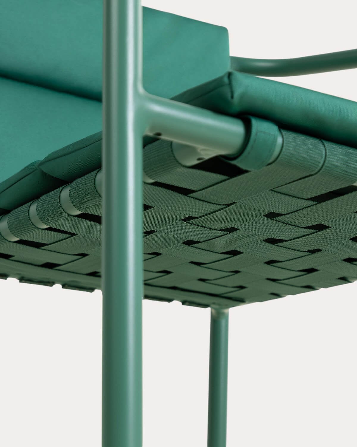 Esszimmerstuhl aus Aluminium und Stoff Vinke, Galeriebild 7