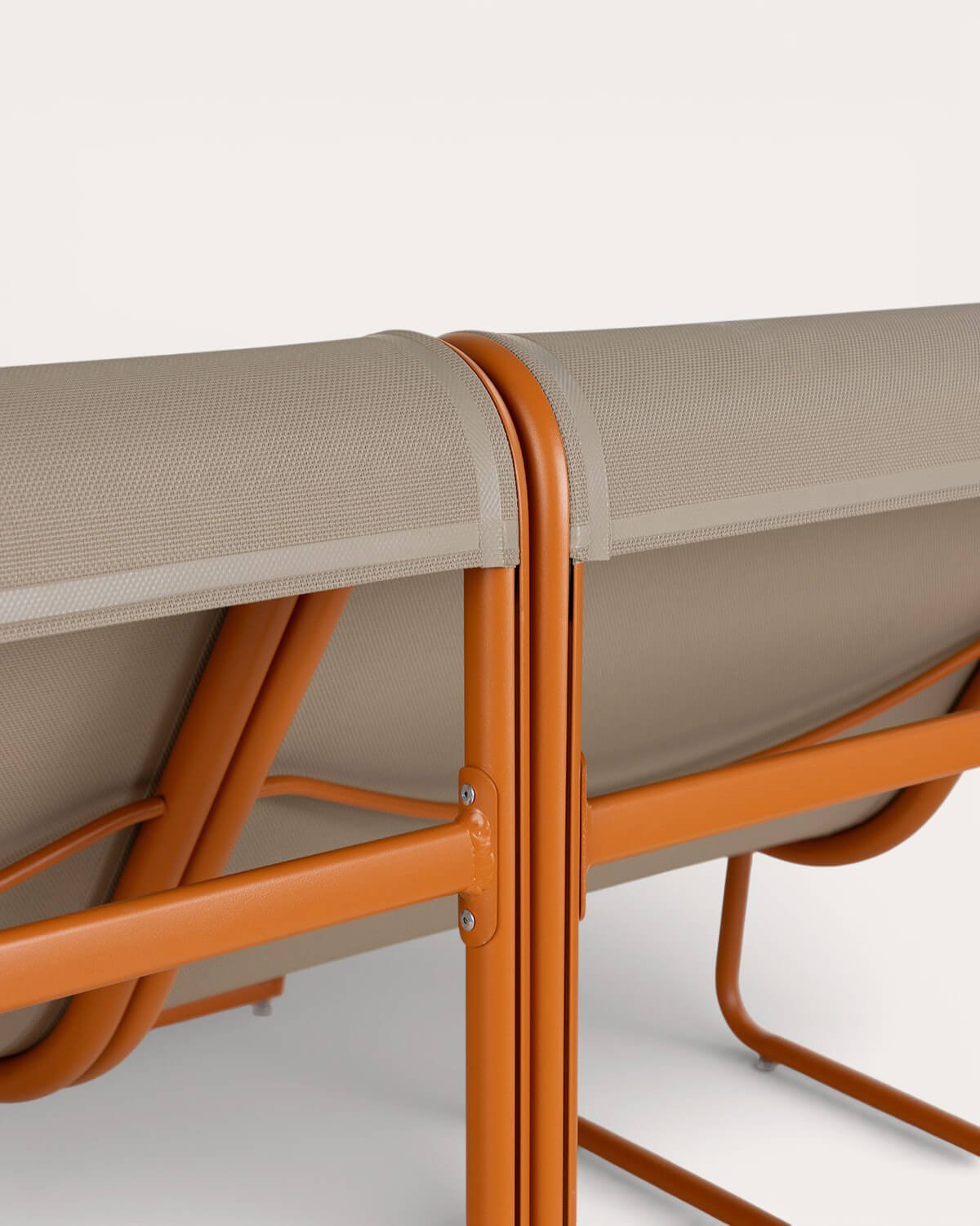 2-Sitzer Gartensofa-Set mit 2 Aluminium-Beistelltischen Dreisi, Galeriebild 8