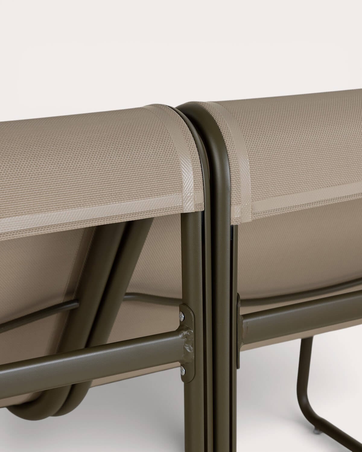 2-Sitzer Gartensofa-Set mit 2 Aluminium-Beistelltischen Dreisi, Galeriebild 10