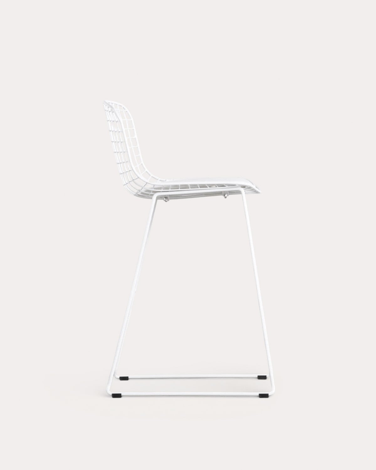 Hoher Metallhocker (66 cm) Aras mit niedriger Rückenlehne , Galeriebild 2