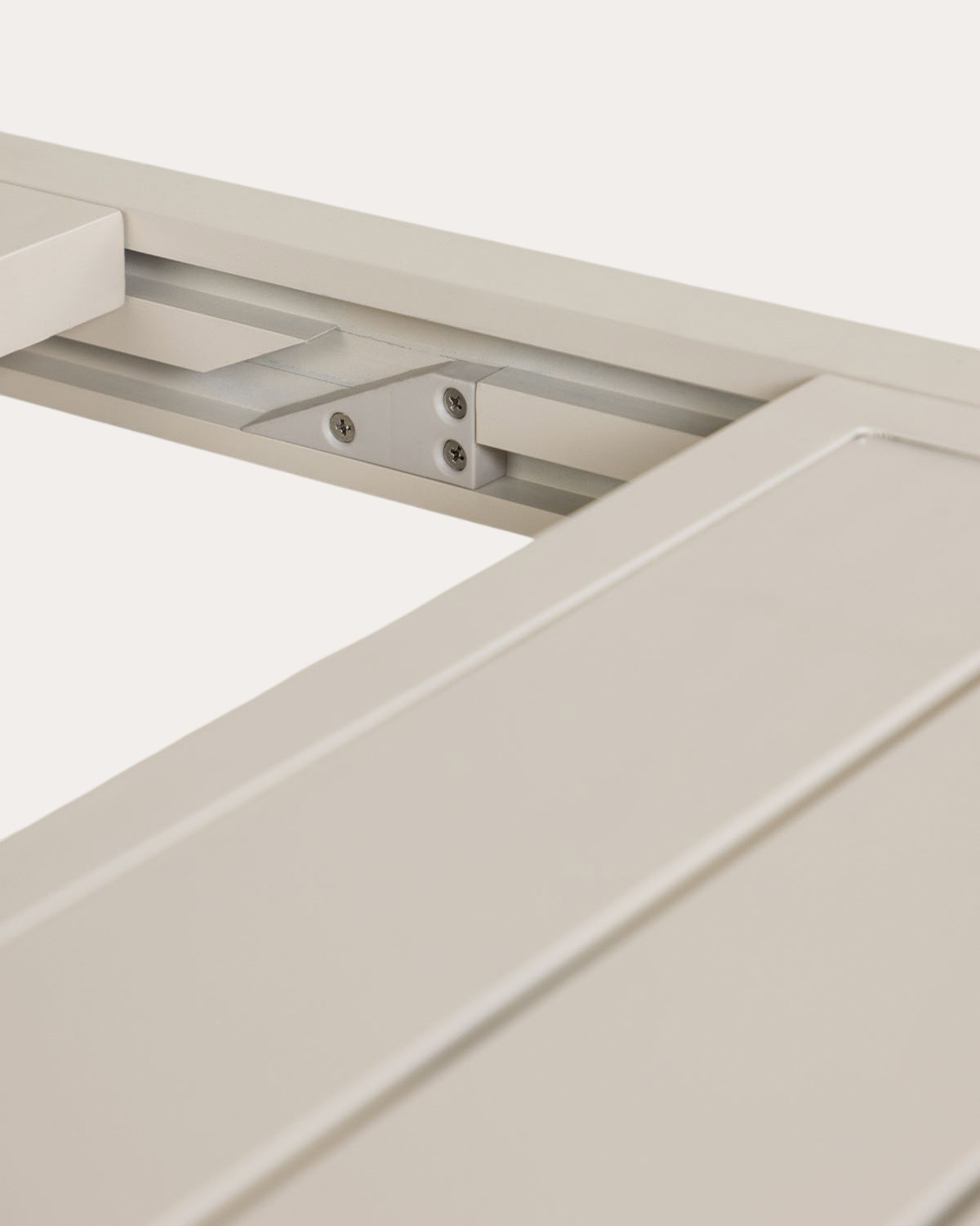 Ausziehbarer Rechteckiger Aluminium-Gartentisch (135-265x100 cm) Seila, Galeriebild 8