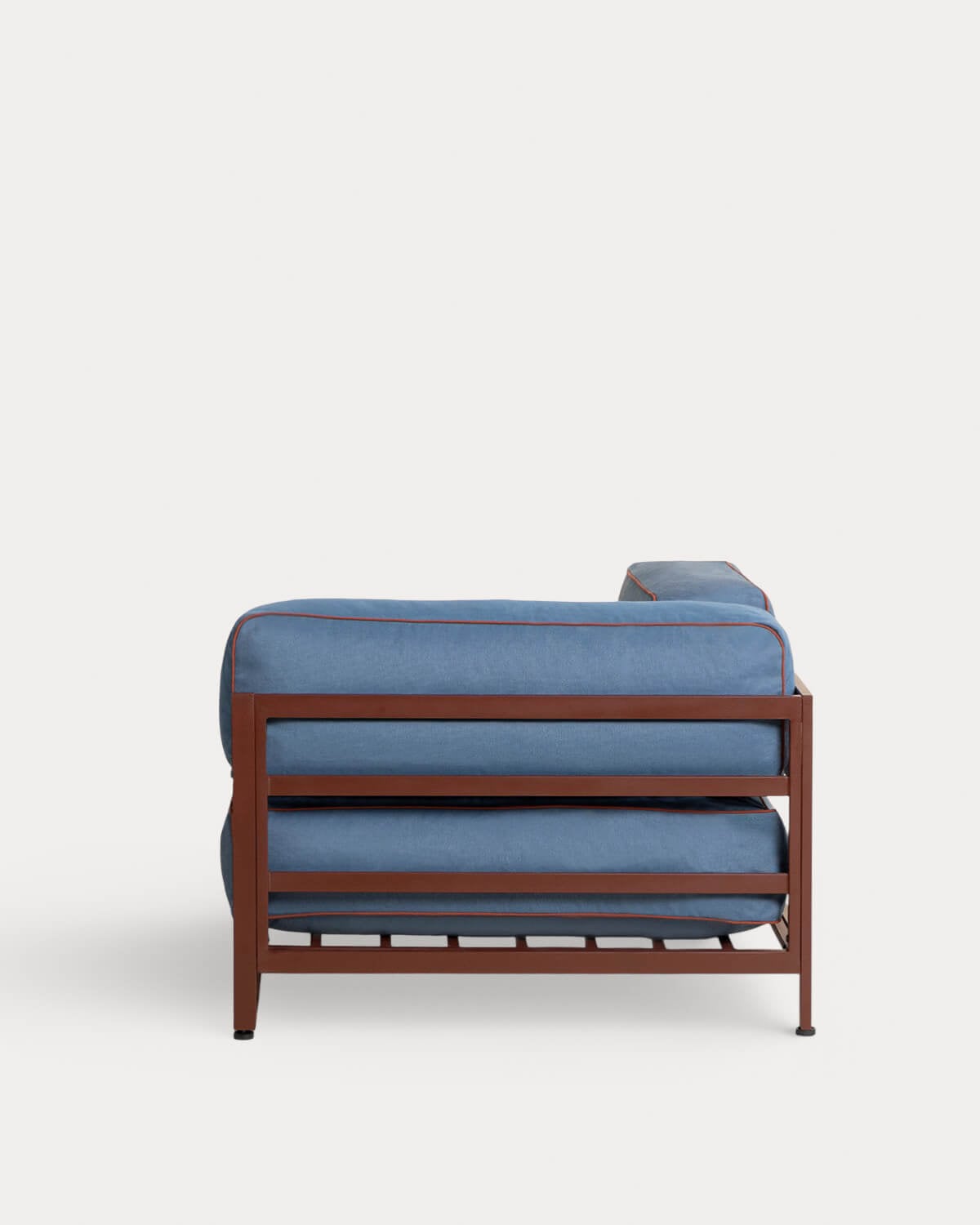 Eck-Gartenmodul aus Metall und Stoff für modulares Sofa Kristen, Galeriebild 3