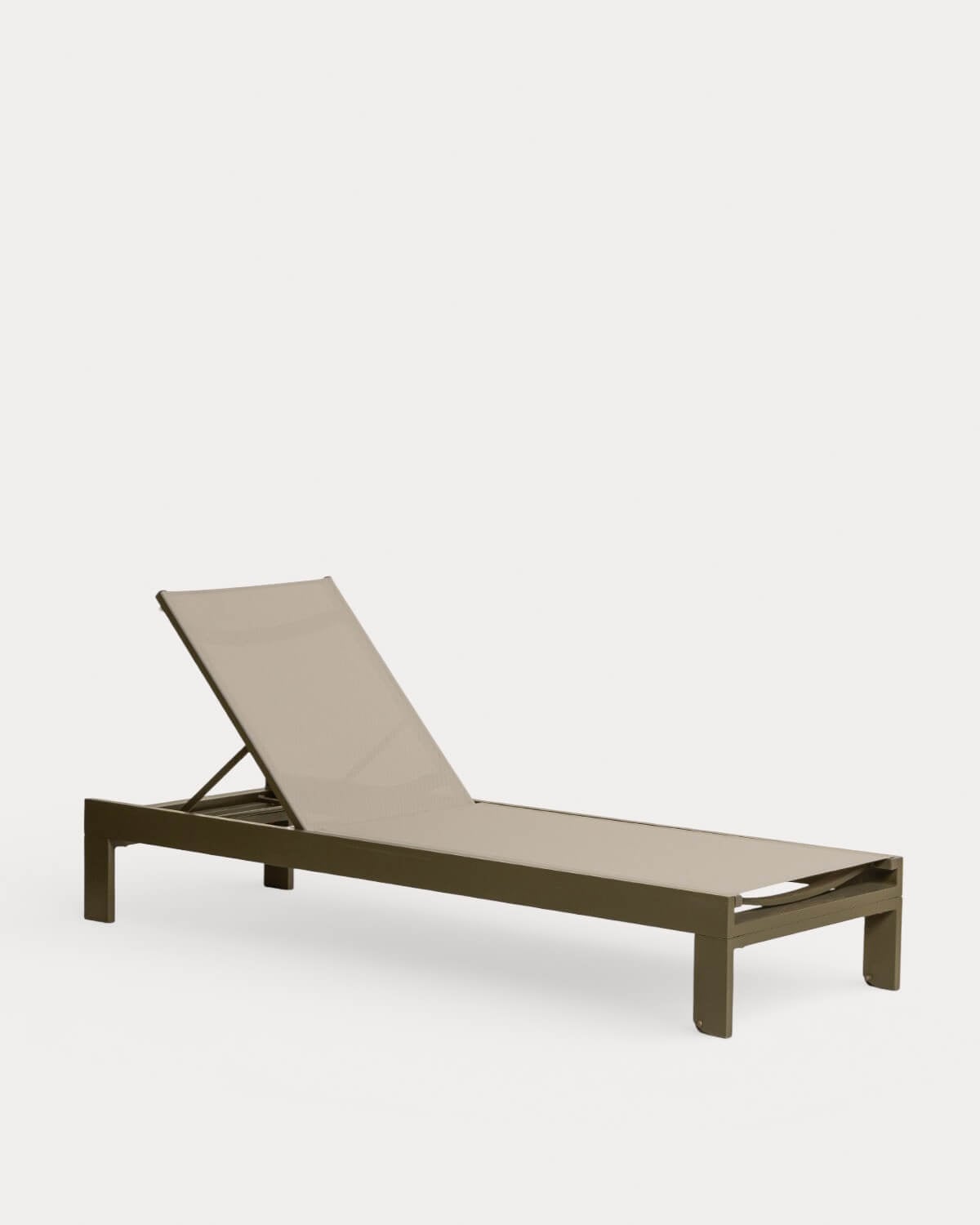 2er-Pack Liegestühle aus Aluminium und Stoff New Kreta, Galeriebild 1