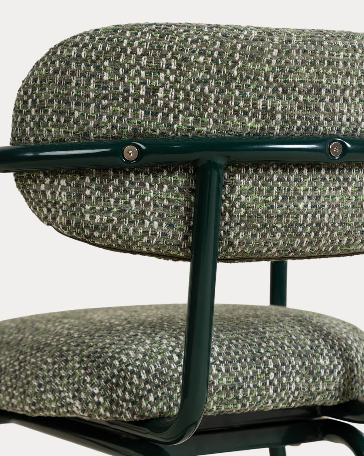 4er-Pack Esszimmerstühle aus Metall und Stoff Yeray, Galeriebild 7