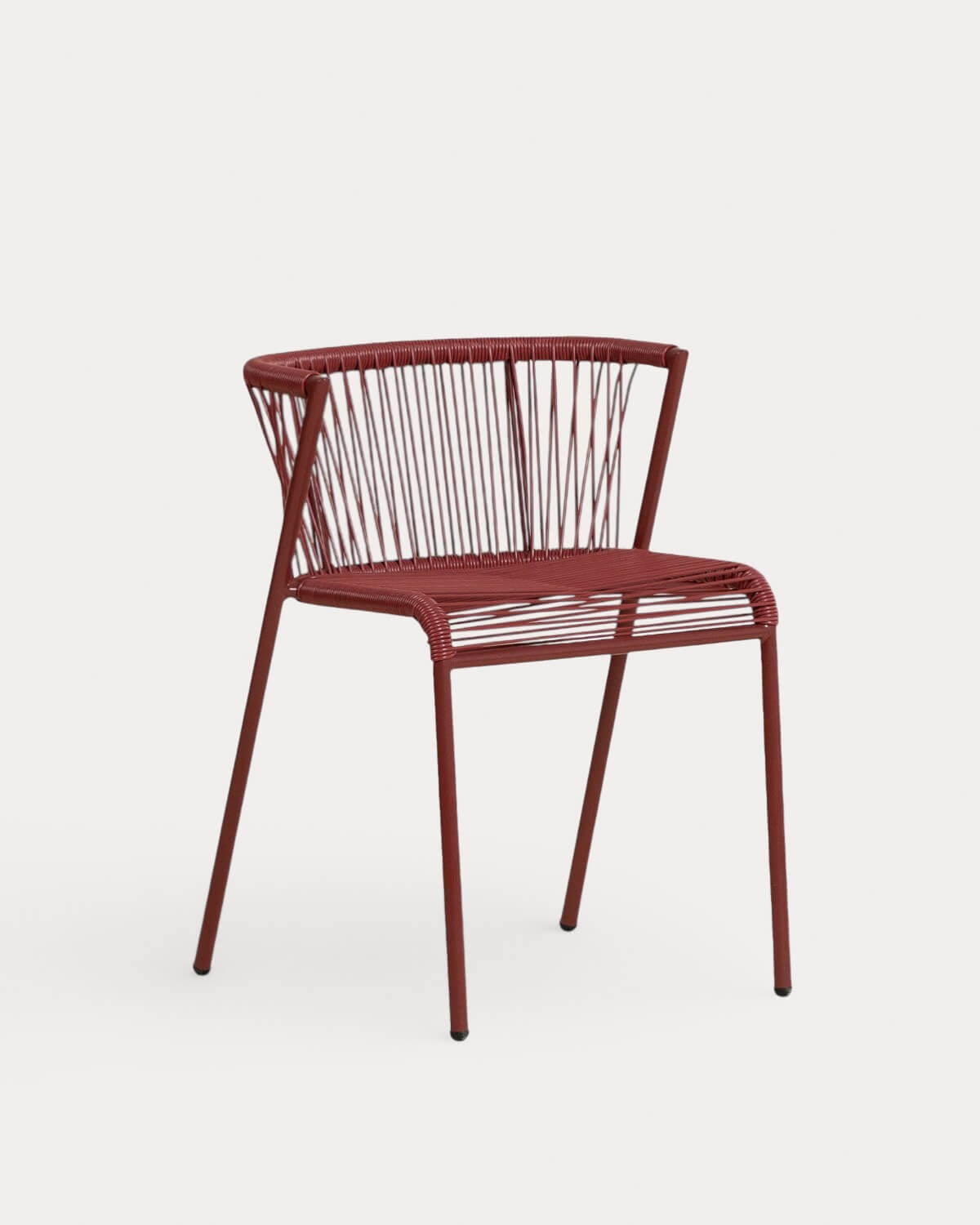 Ovaler Tisch (105x55 cm) und 2 Satzstühle aus Metall und synthetischem Rattan für den Außenbereich Paolo, Galeriebild 5