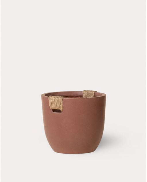 Runder Zement-Blumentopf (Ø37 Cm) Fitonia
