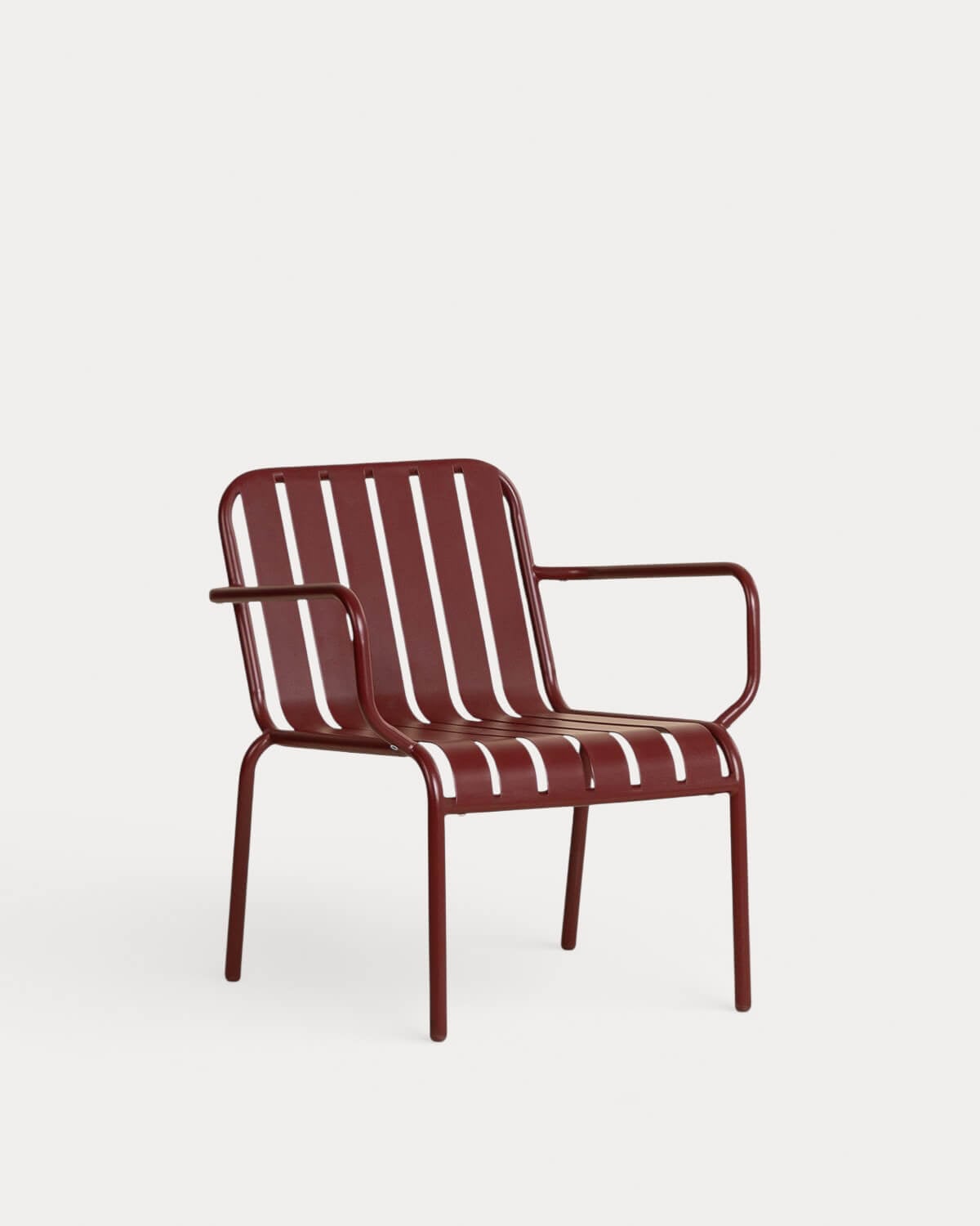 Gartenmöbel-Set mit 2-Sitzer-Sofa, 2 Sesseln und Couchtisch aus Metall Tavo, Galeriebild 2