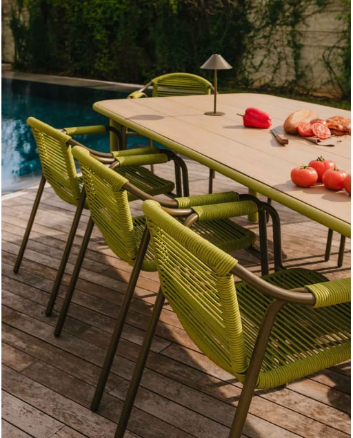 Metall- und Seil-Gartenstuhl Murna