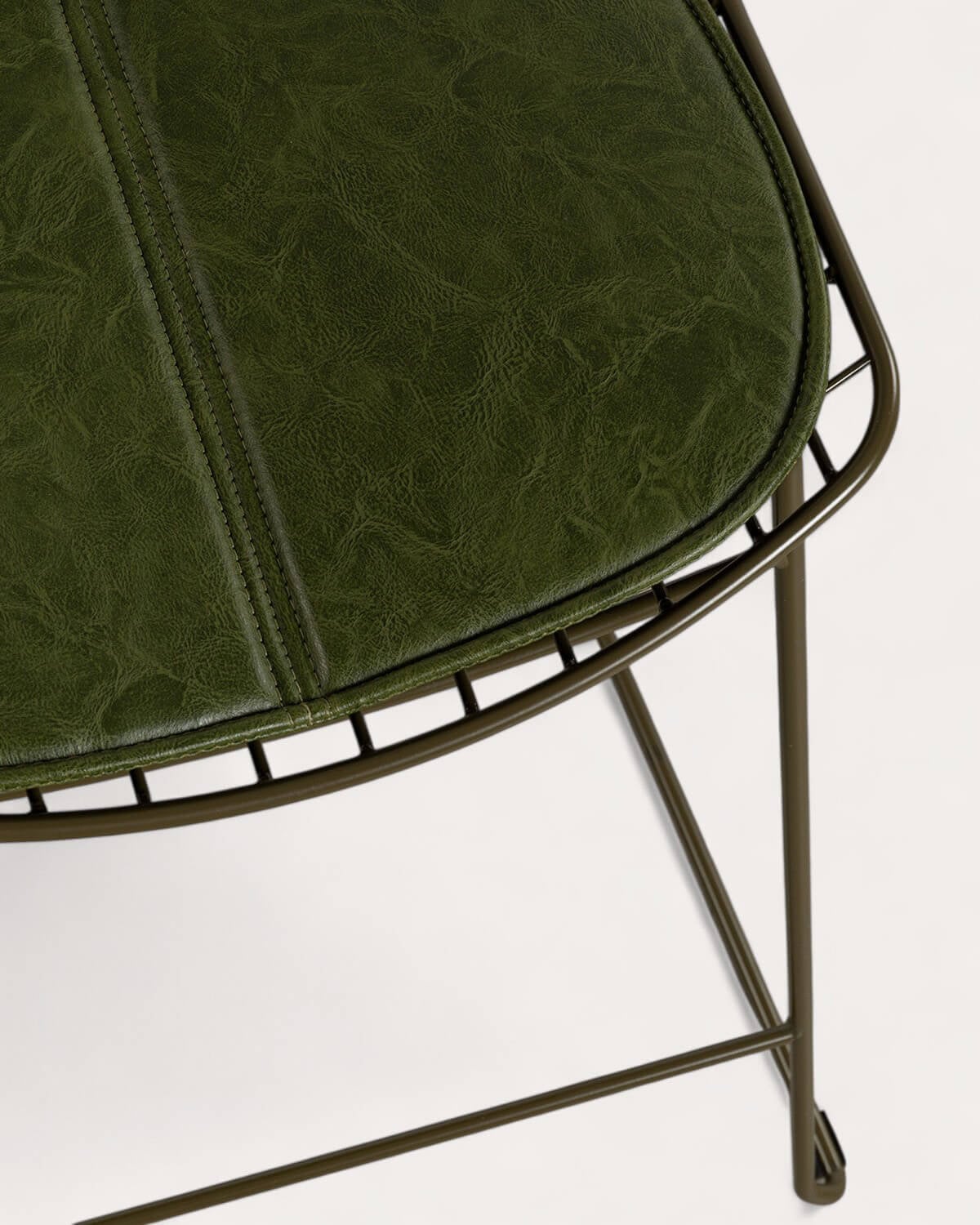 Hoher Metallhocker (66 cm) Aras mit niedriger Rückenlehne , Galeriebild 6