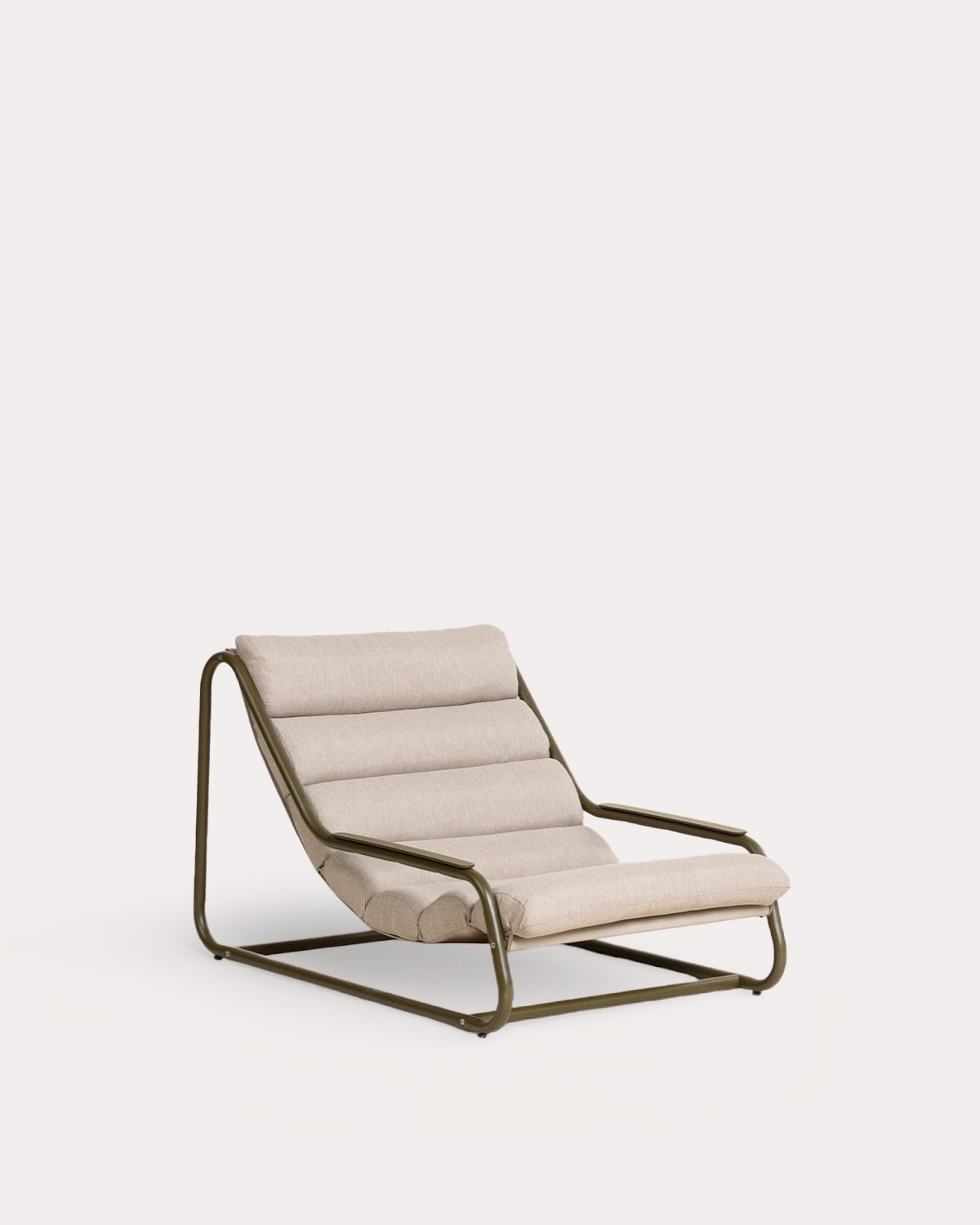 Gartenmöbel-Set mit 2-Sitzer-Sofa, 2 Sesseln, 1 Couchtisch und 1 Beistelltisch aus Metall und Stoff Jazmin, Galeriebild 3