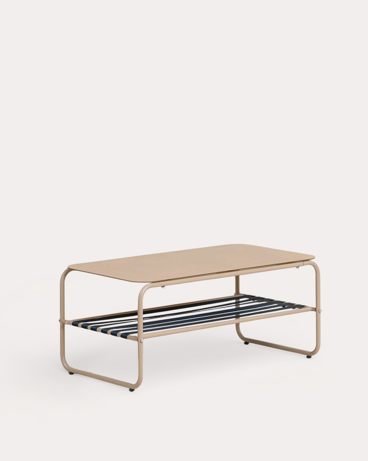 Gartenmöbelset mit 2-Sitzer-Sofa, 2 Sesseln und Couchtisch aus Metall und Stoff Ohiane, Galeriebild 4