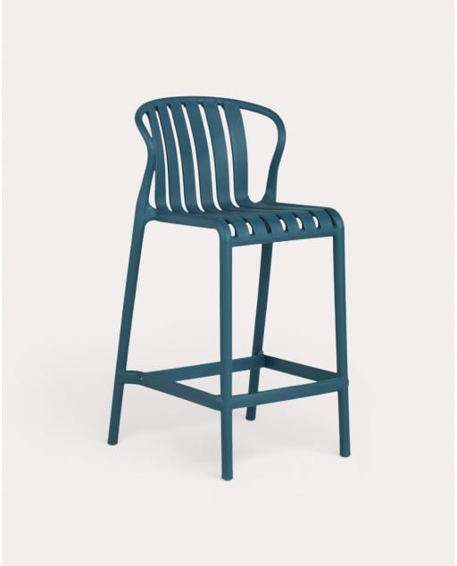 4er-Pack Hohe Outdoor-Hocker aus Polypropylen (65 cm) Baztan