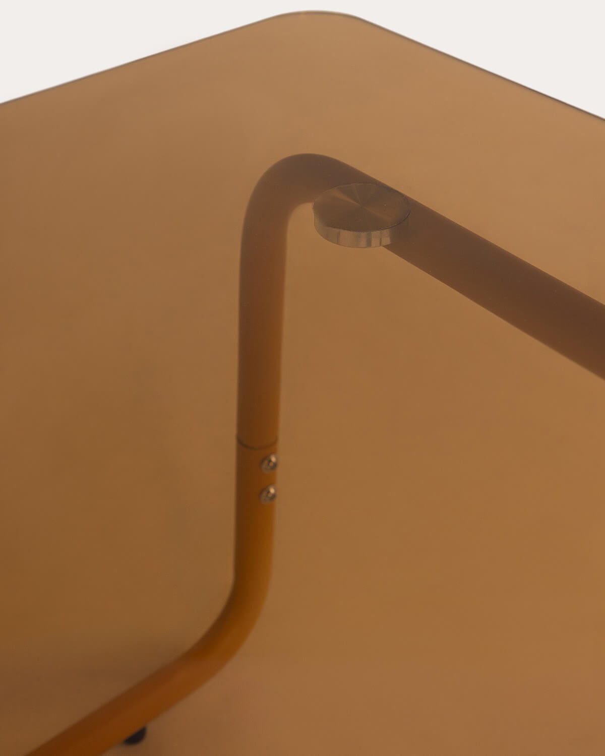 Couchtisch aus Metall und Gehärtetem Glas (120x60 cm) Mitha, Galeriebild 5